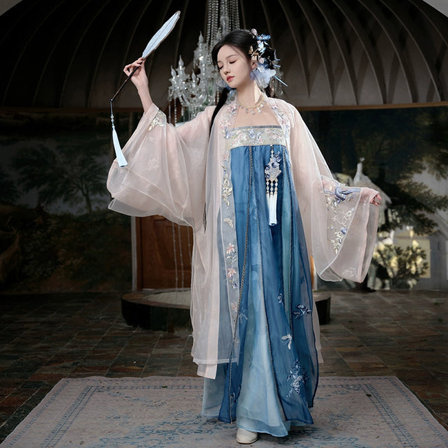 ''Yulanshiyu''spring embroidery chinese element suit