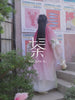 ''Chuntaixunhua''pink and green gradient hanfu ensemble for women